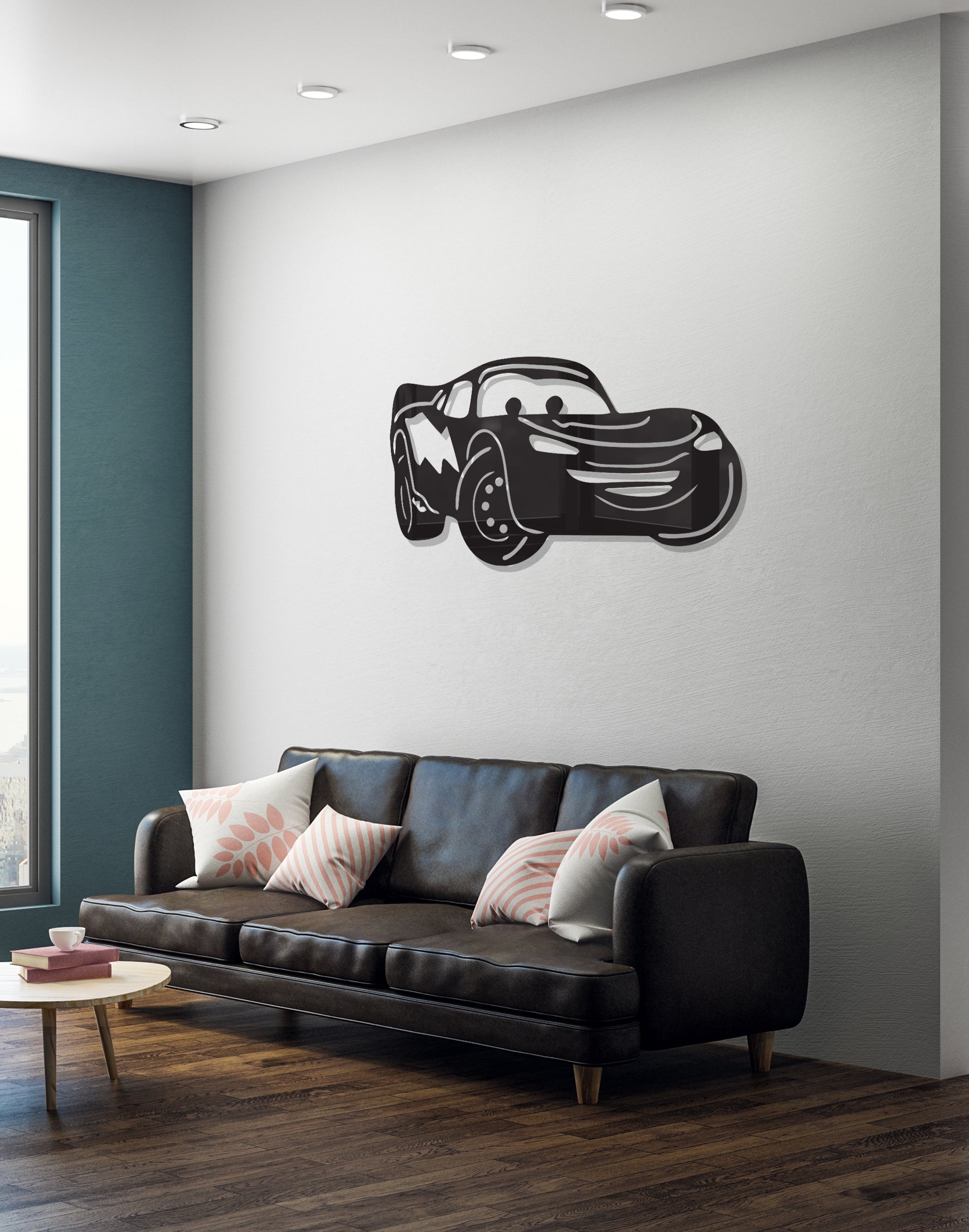 Vintage Car silhouette – Premium Acrylic Wall Art