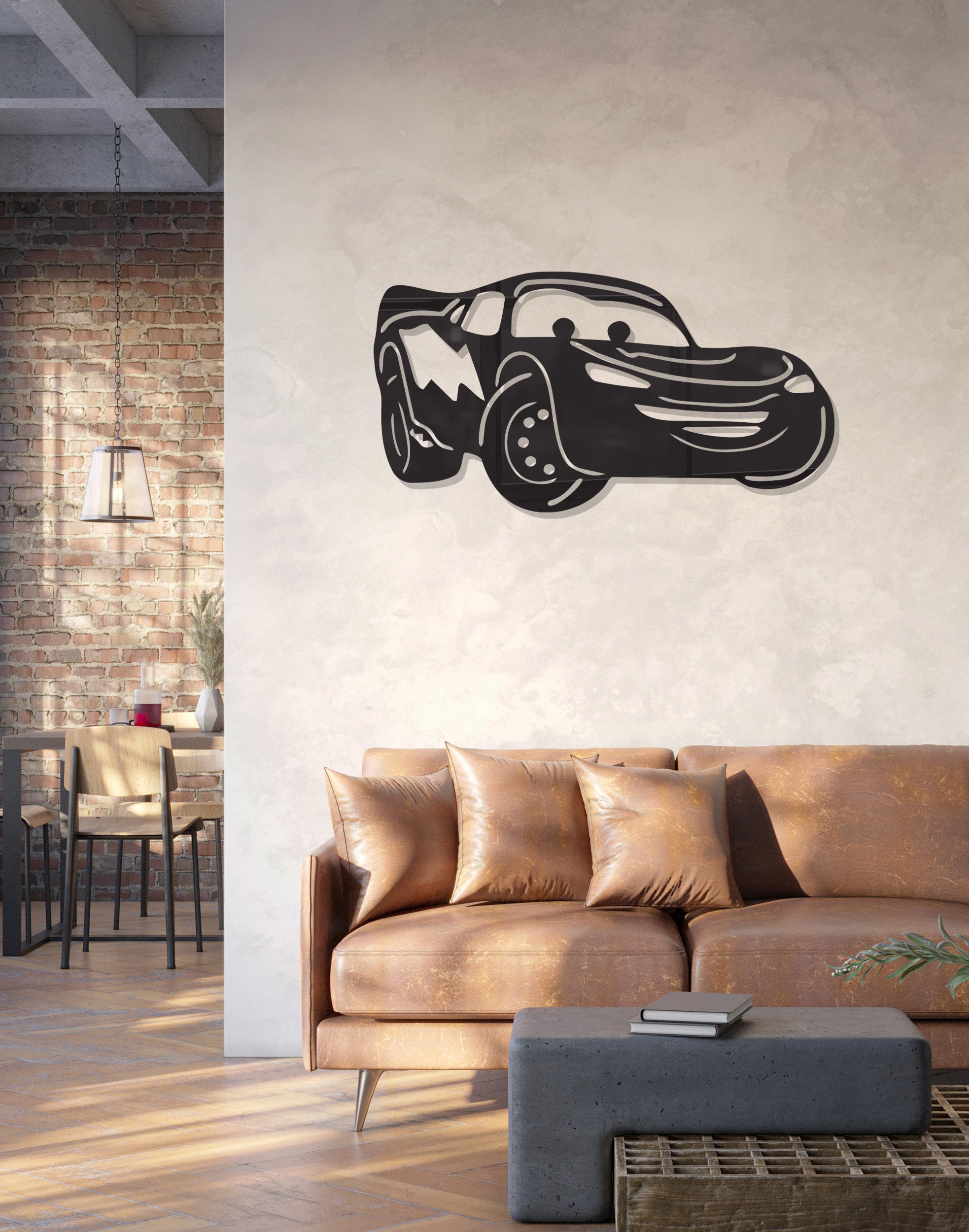 Vintage Car silhouette – Premium Acrylic Wall Art