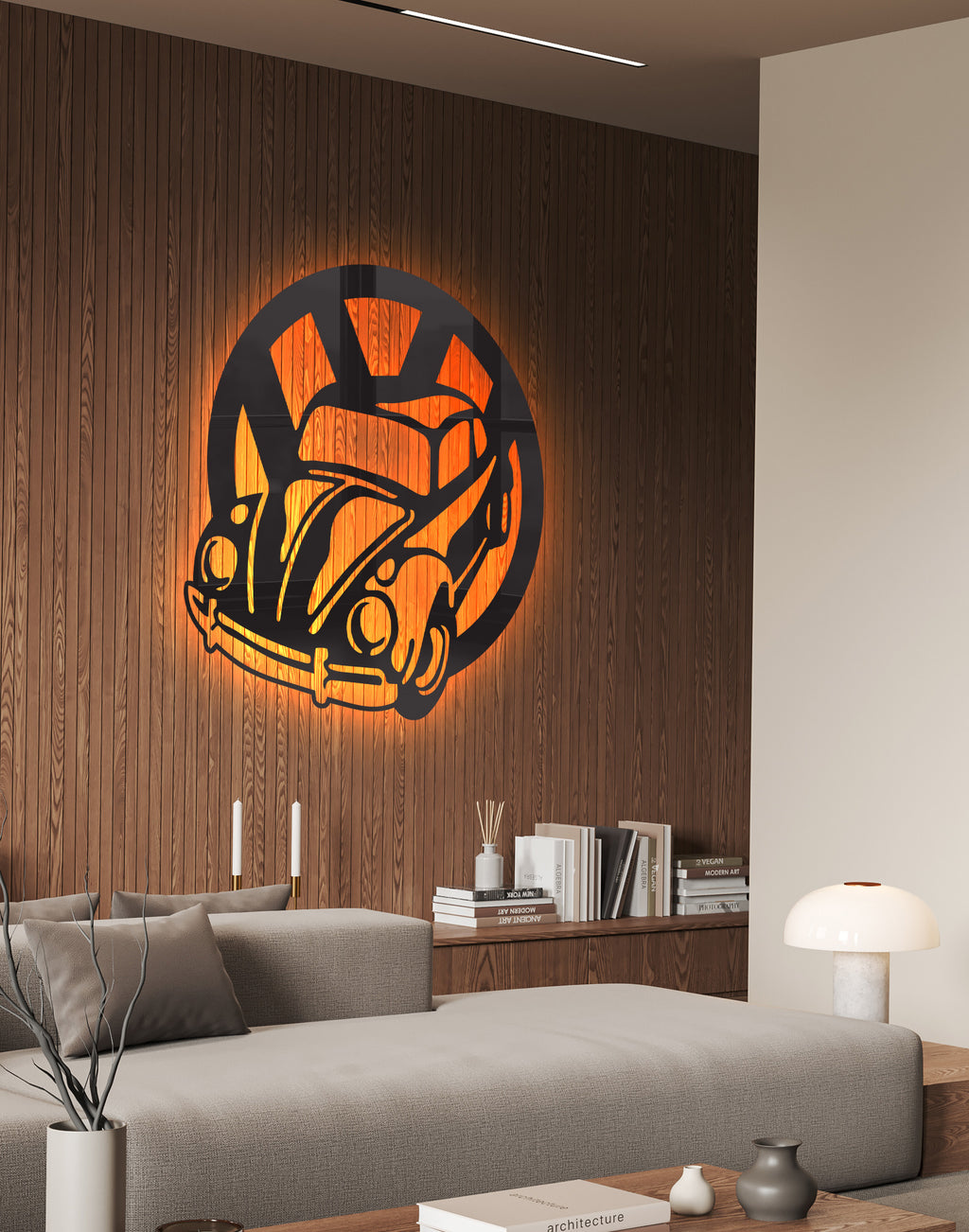 Modern Car silhouette – Premium Acrylic Wall Art