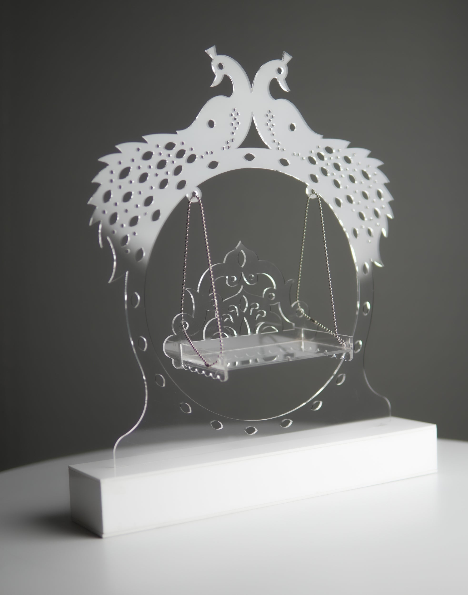 Premium Acrylic Radha Krishna Jhula – Ideal for Home Temple & Living Room