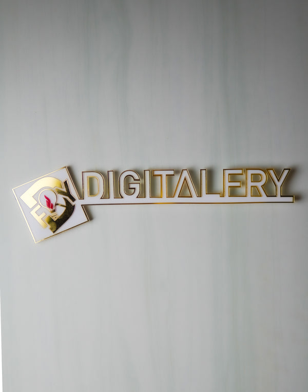 Premium Acrylic Brand Cutout Nameplates