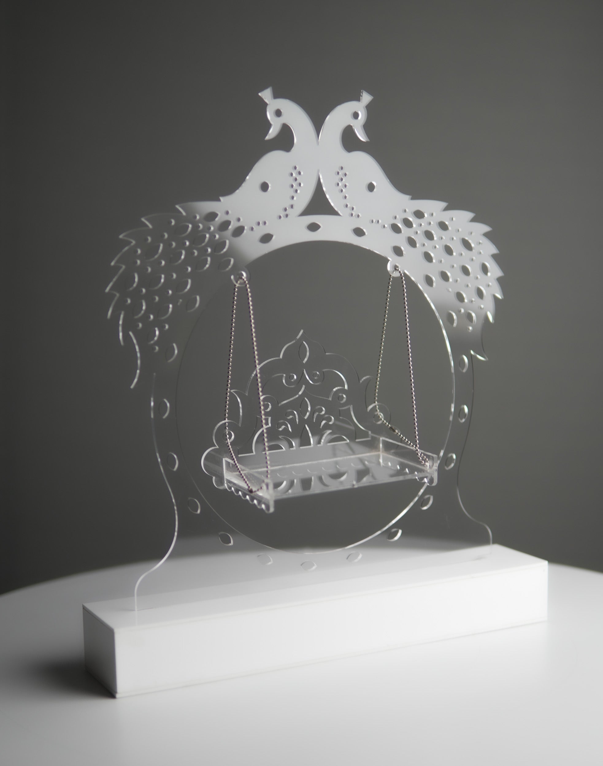 Premium Acrylic Radha Krishna Jhula – Ideal for Home Temple & Living Room