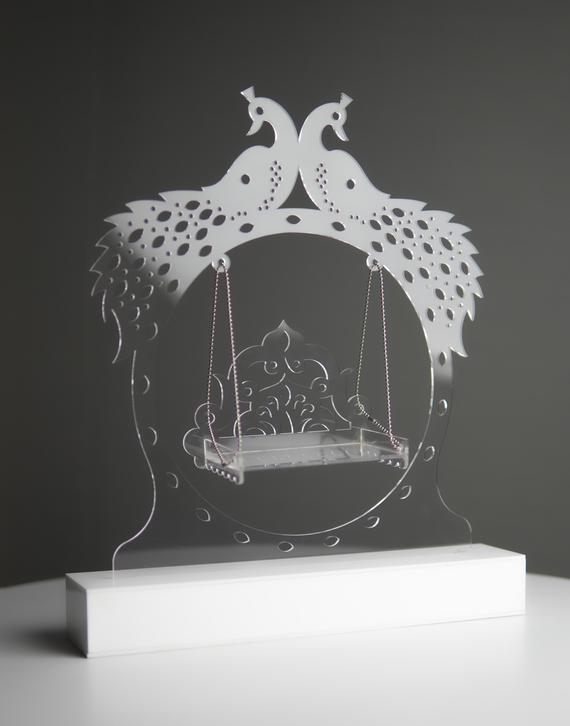 Premium Acrylic Radha Krishna Jhula – Ideal for Home Temple & Living Room